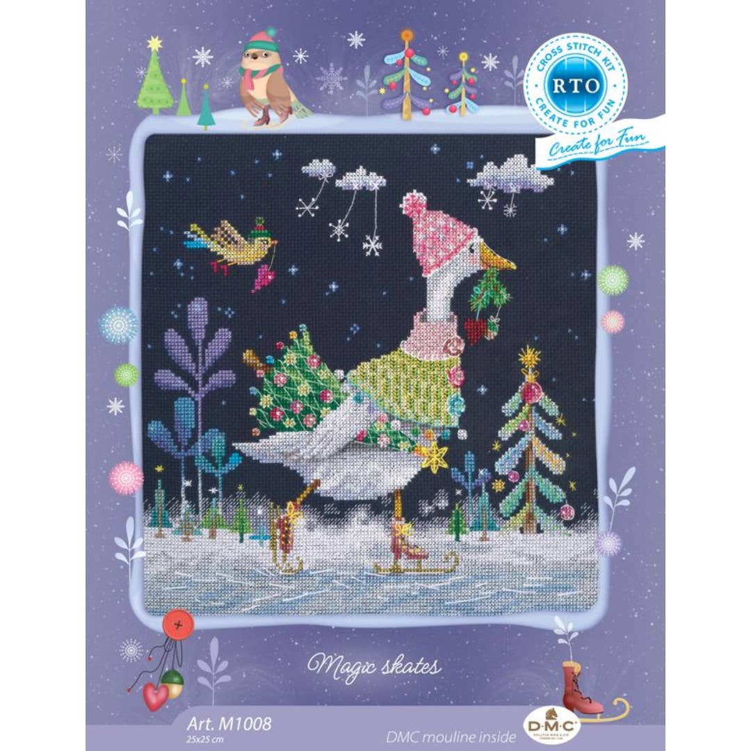 Magic Skates Cross Stitch Kit