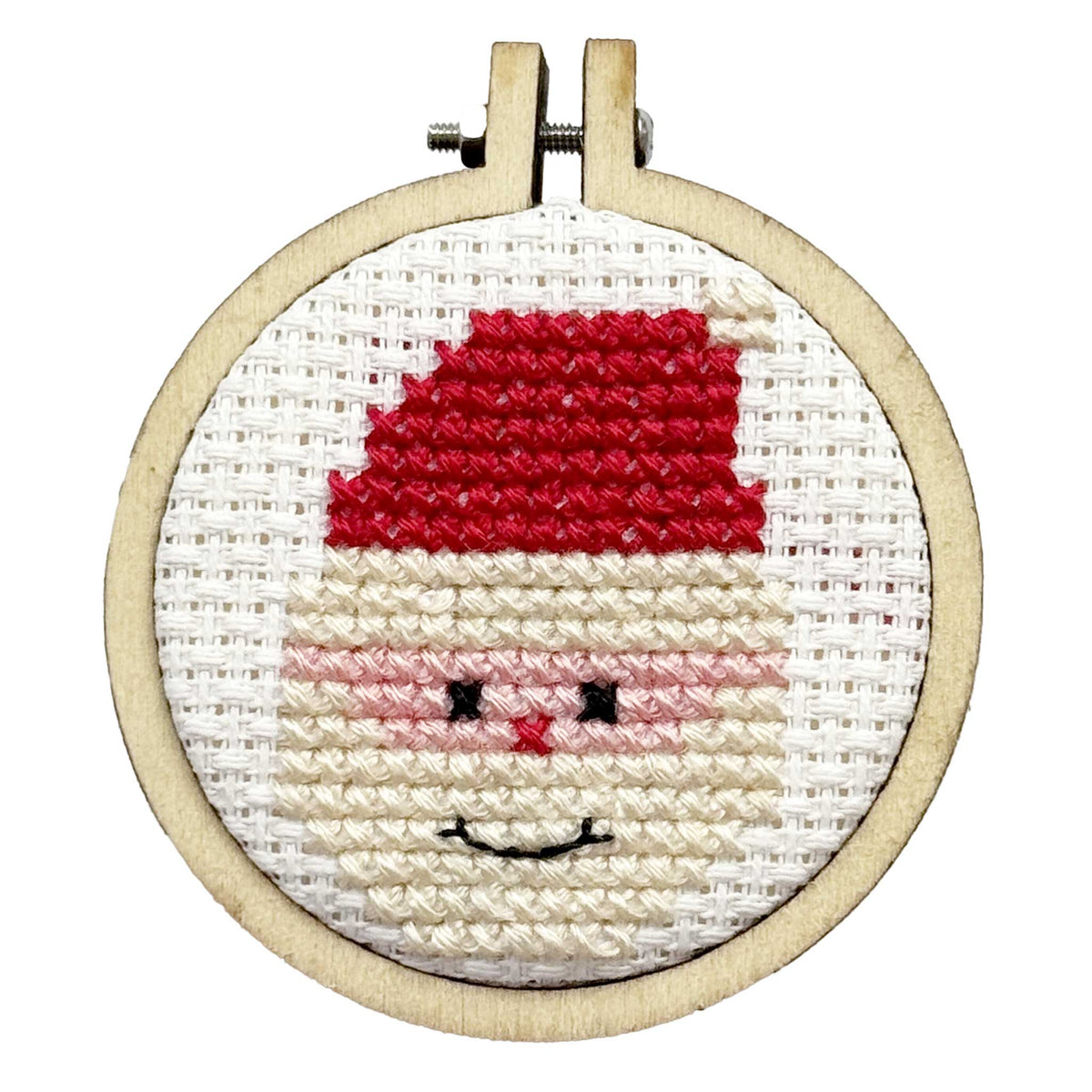 Mini Matchbox Cross Stitch Kit - Santa