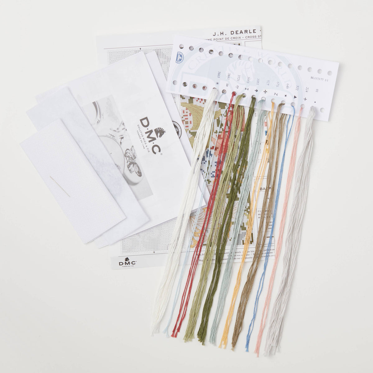 John Henry Dearle Golden Lily Cross Stitch Bookmark Kit