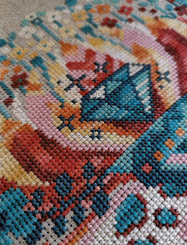 Wild Heart Cross Stitch Pattern