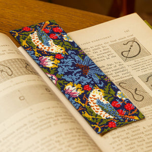 William Morris Strawberry Thief Cross Stitch Bookmark Kit