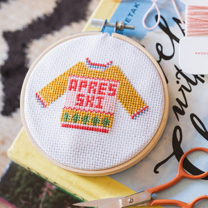 Apres Ski Sweater Cross Stitch Kit