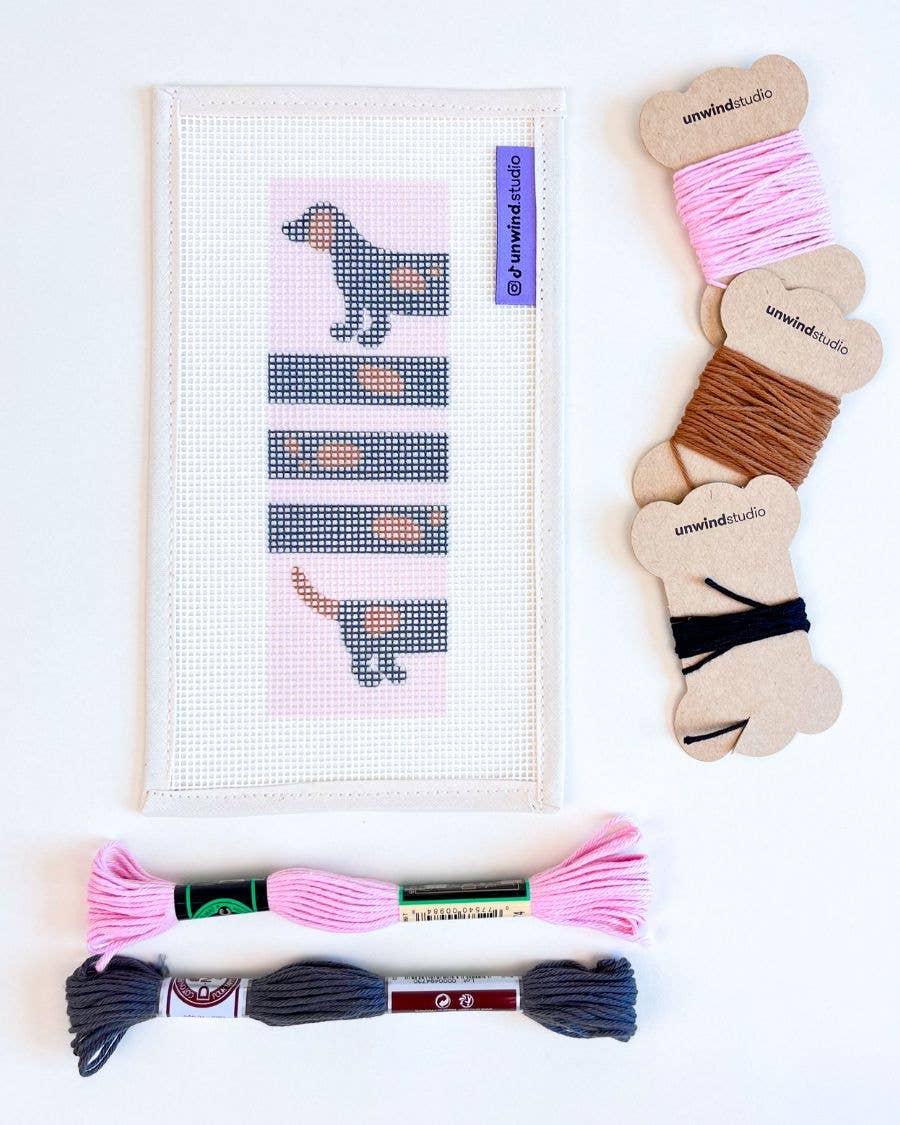 The Wi(e)nner Needlepoint Bookmark Kit