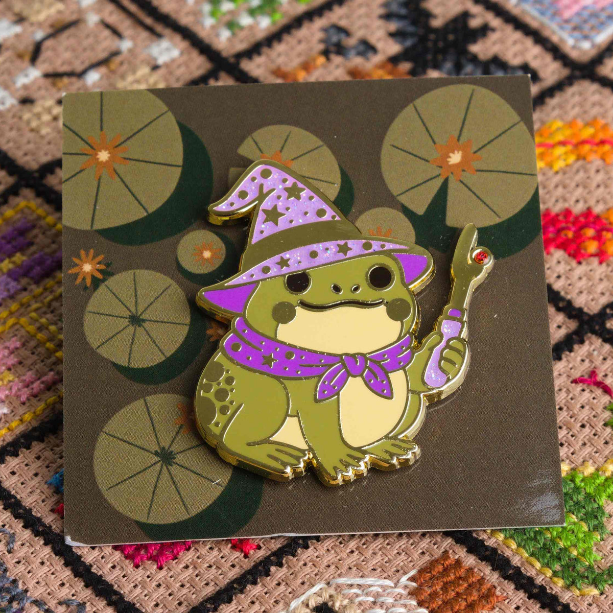 Rip It Frog Wizard Needle Minder