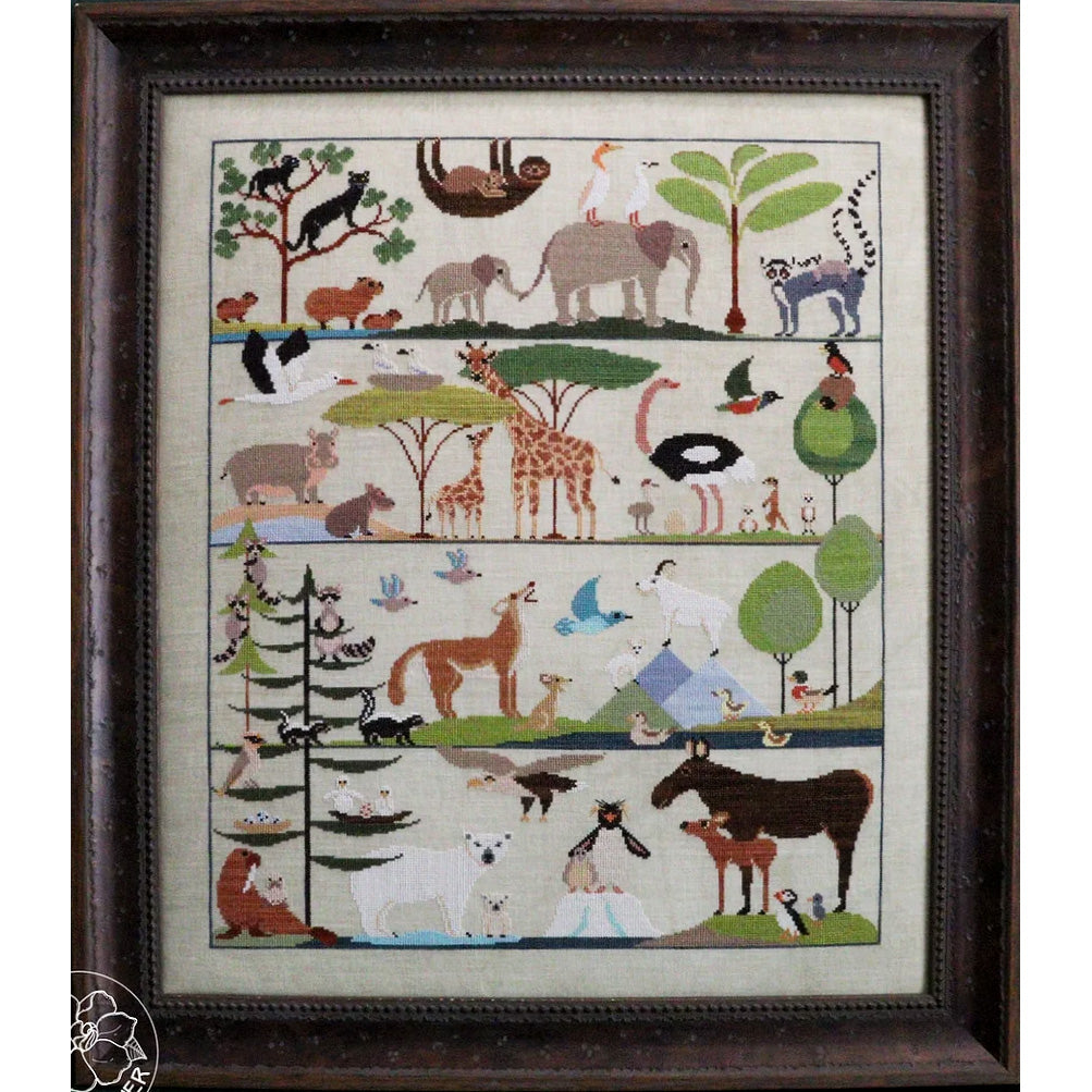 Baby Animals Cross Stitch Pattern