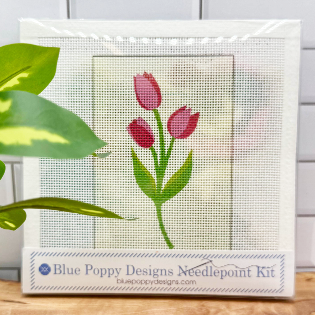 Tulips Needlepoint Kit-Stitched Modern