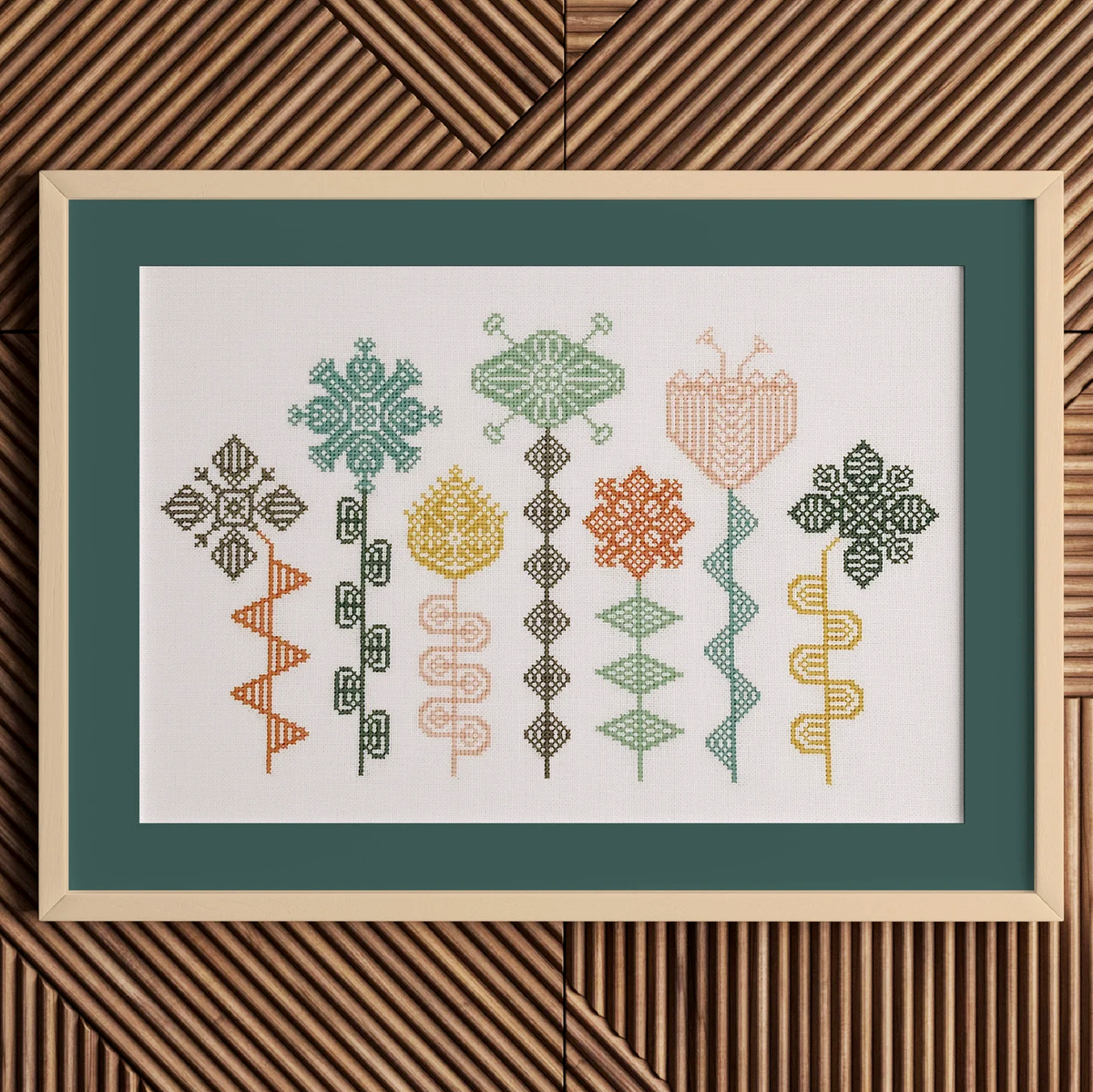 My Flowers Cross Stitch Pattern