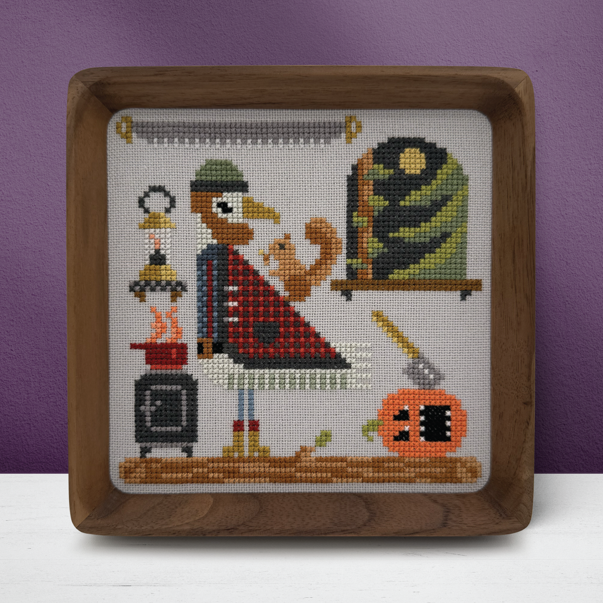 Trick or Tweet Lloyd Cross Stitch Pattern