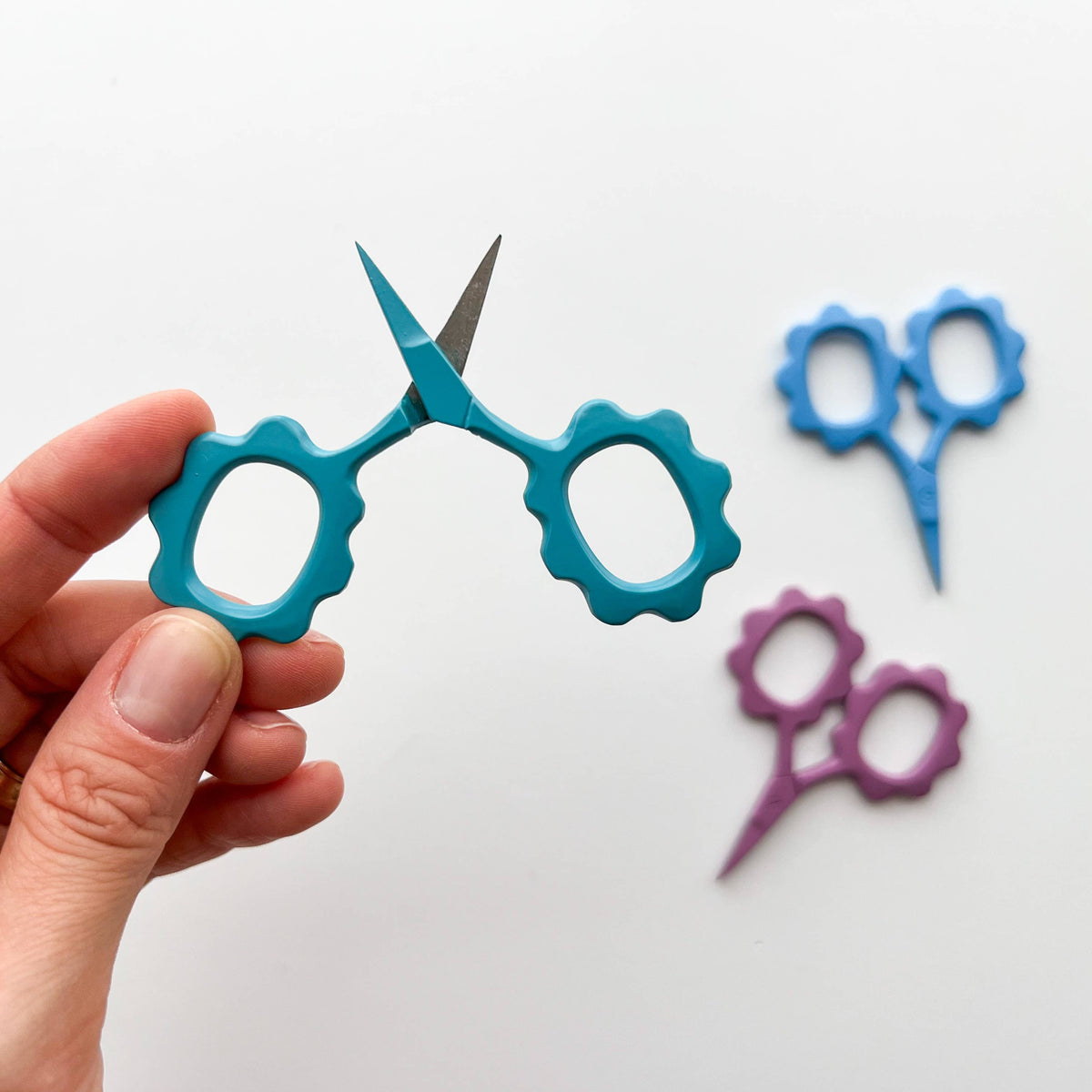 Small Flower Embroidery Scissors-Stitched Modern