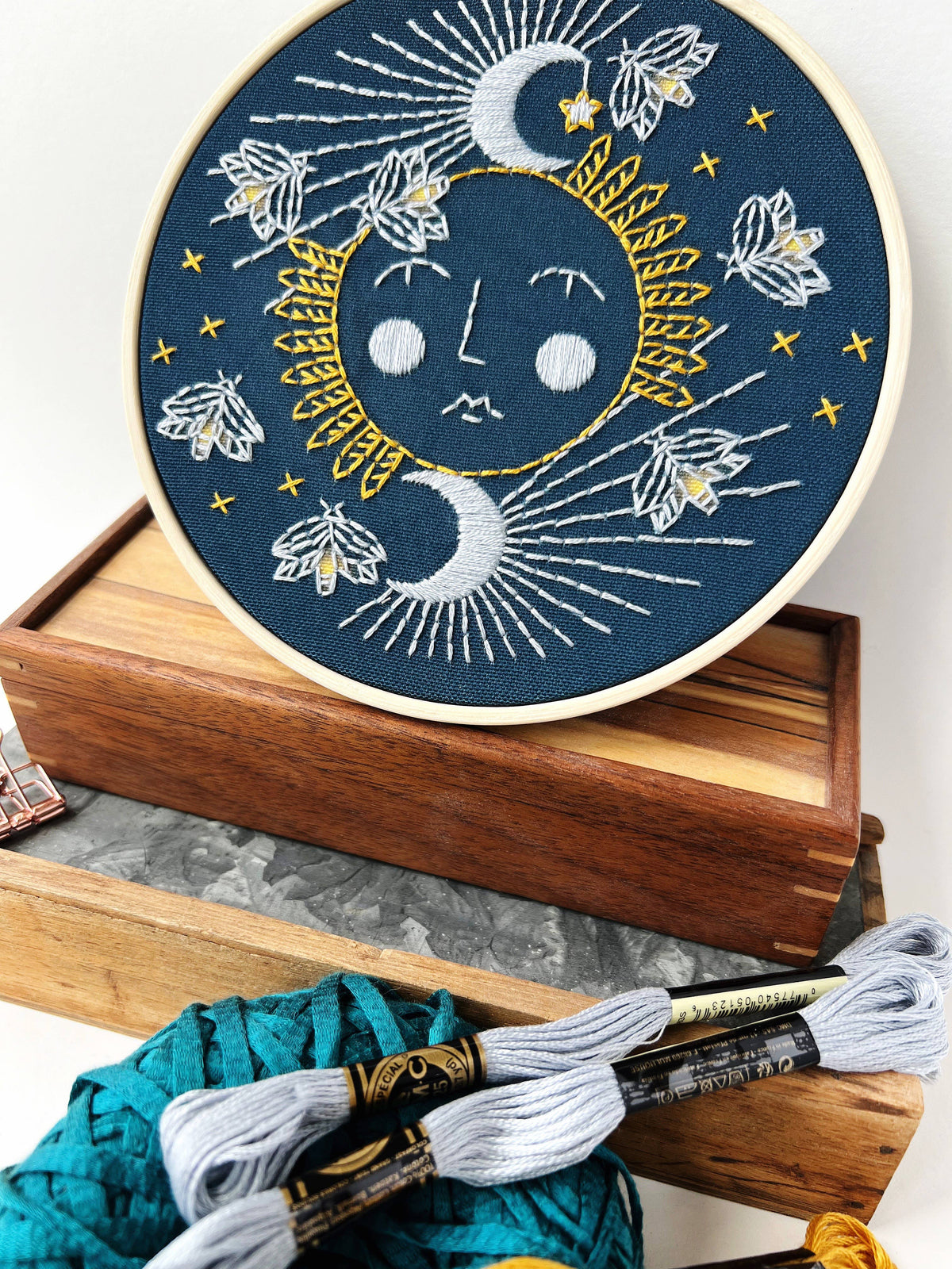 Moonglow Hand Embroidery Kit