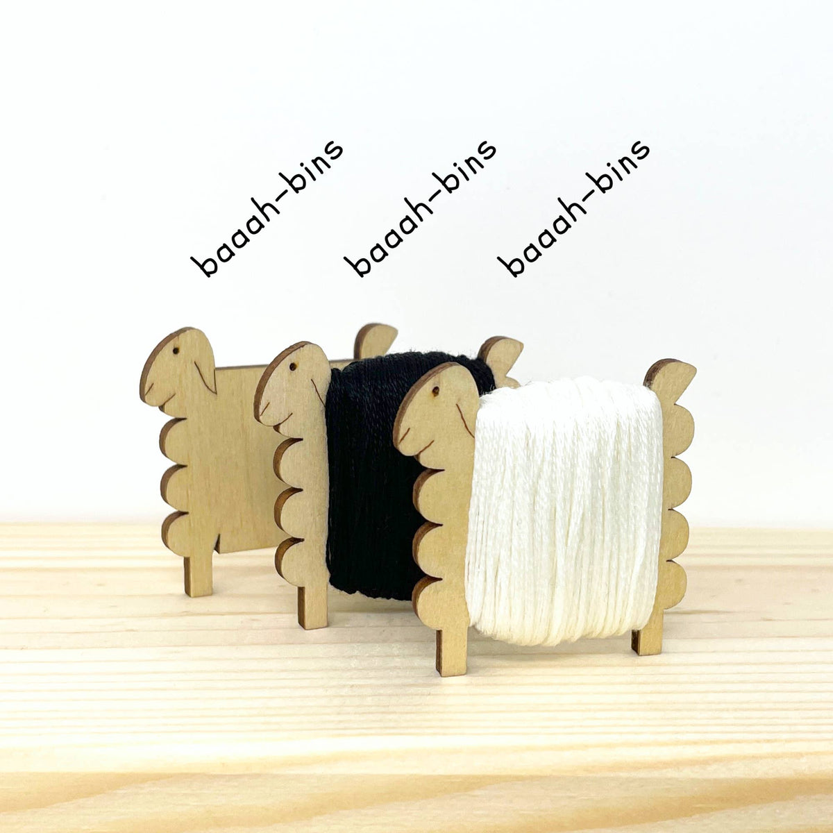 Nordic Sheep Thread Bobbins (Set of 10)