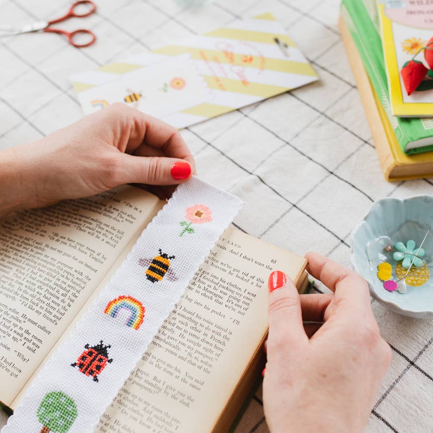 Cross Stitch Bookmark Kit - Nature Rainbow