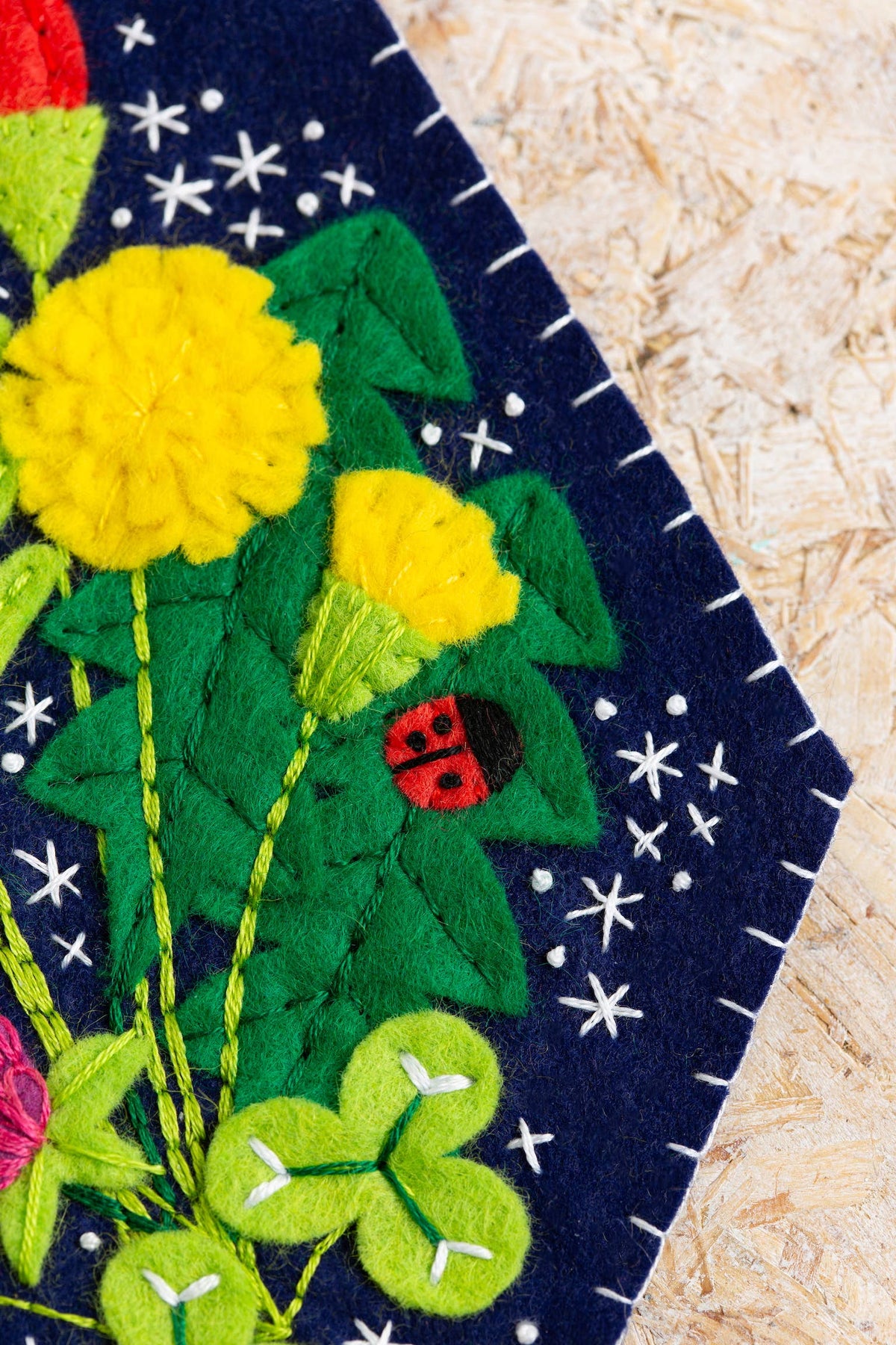 Wildflower Pennant Felt Craft Kit
