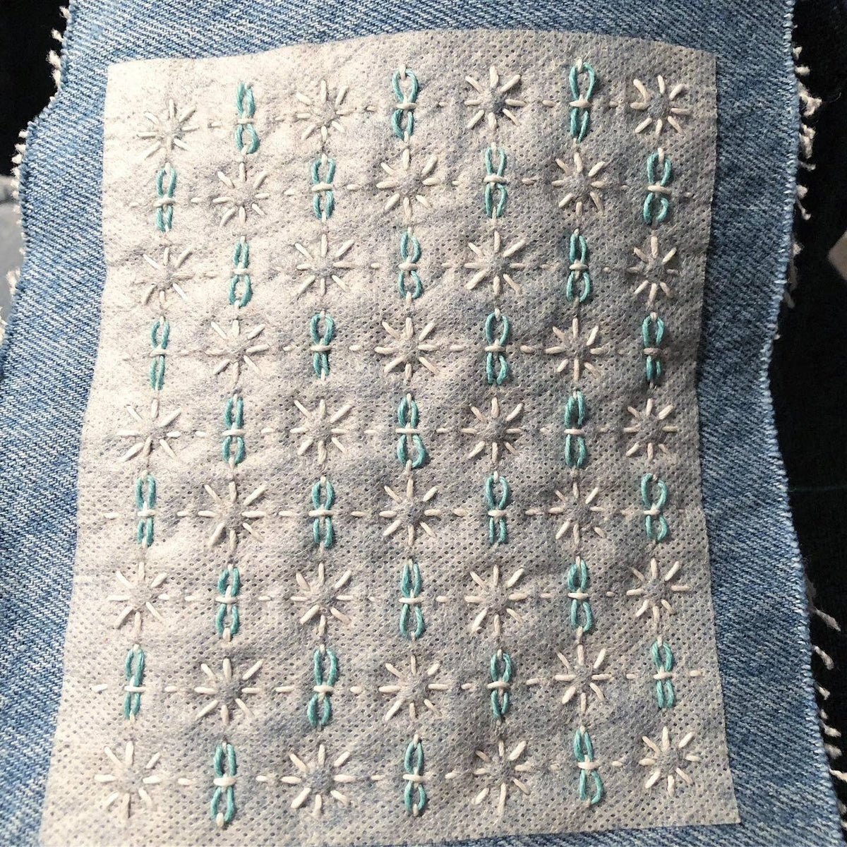 Stick & Stitch Mending Patch - Red (Set #2)-Stitched Modern