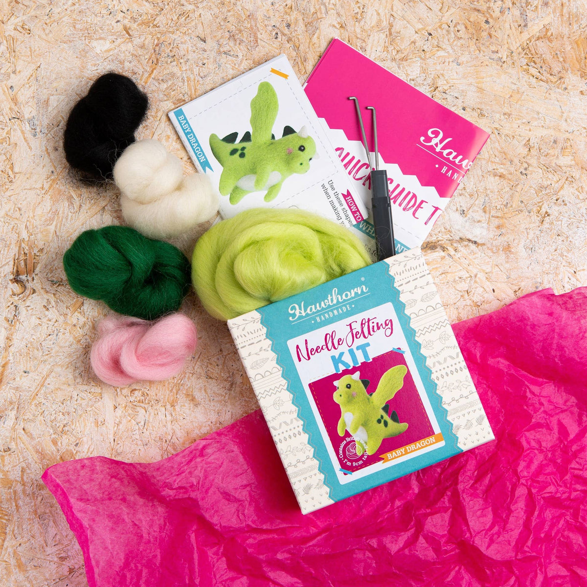 Baby Dragon Mini Needle Felting Kit