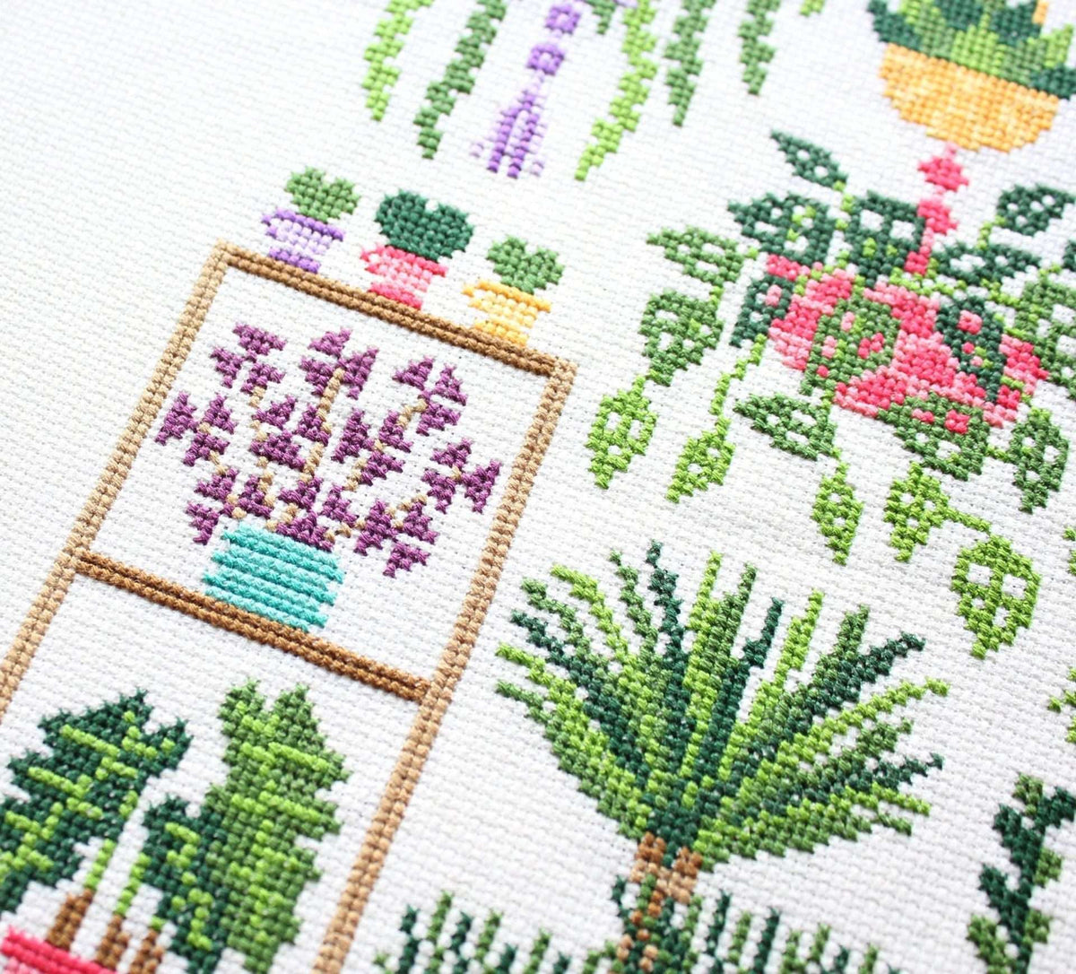 Homey Houseplants V2 Cross Stitch Kit