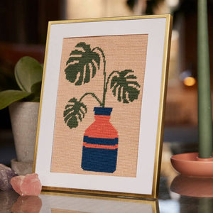 Wool and the Gang Monstera Needlepoint Kit