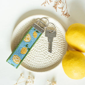 Lemons Needlepoint Key Fob Kit
