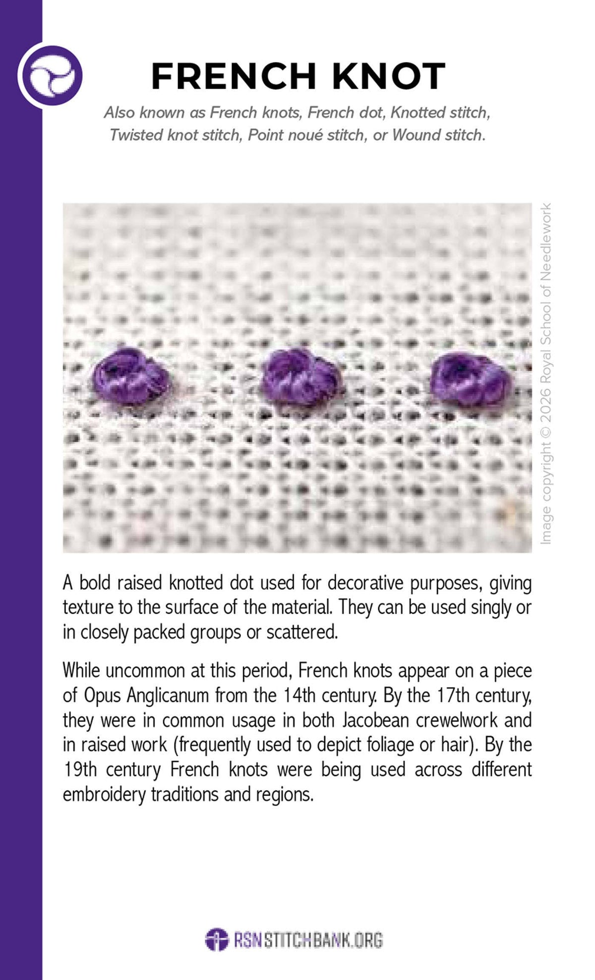 RSN Stitch Bank: The Embroidery Stitches Card Deck-Stitched Modern