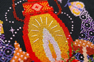 Woodland Aglow Cross Stitch Pattern