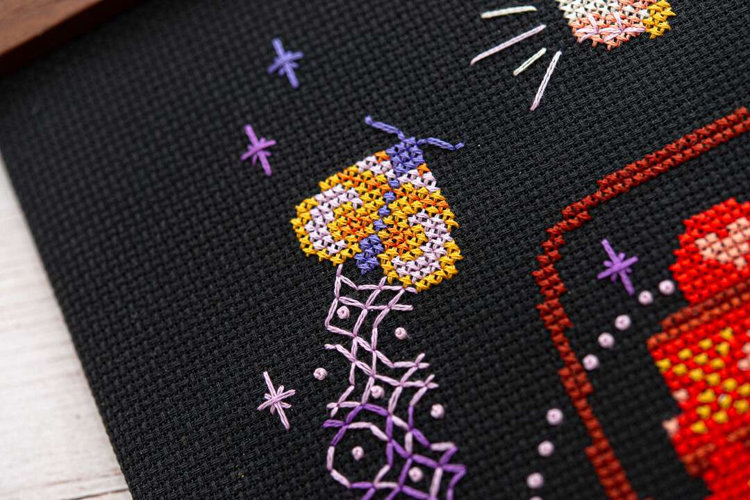 Woodland Aglow Cross Stitch Pattern