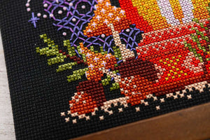 Woodland Aglow Cross Stitch Pattern