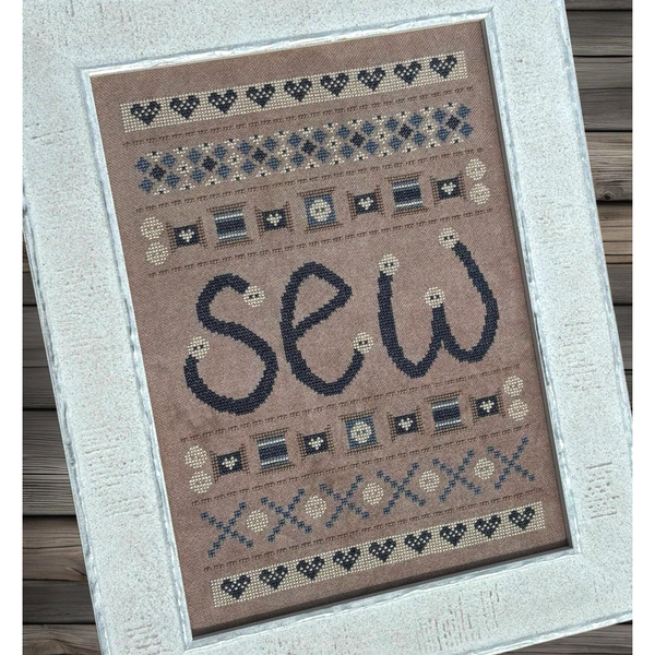 Sew Lovely Cross Stitch Pattern - Stitched Modern