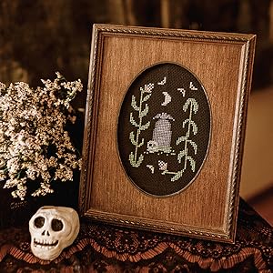 Creepy Cross-Stitch: 25 Spooky Projects To Haunt Your Halls-Stitched Modern