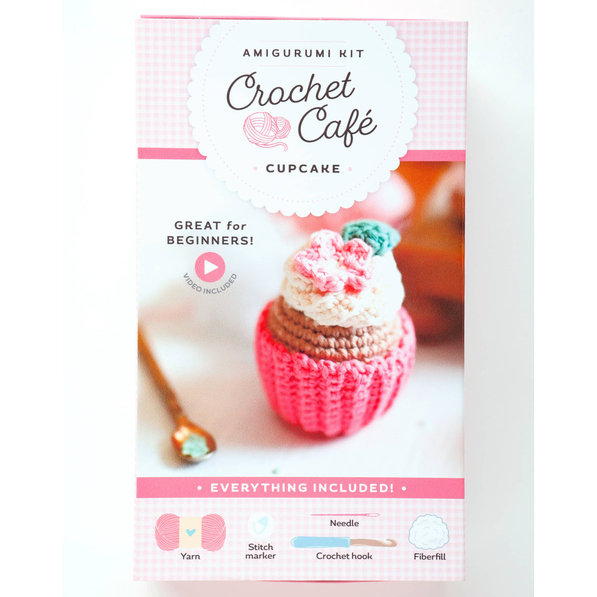 Crochet Café Amigurumi Kit - Cupcake