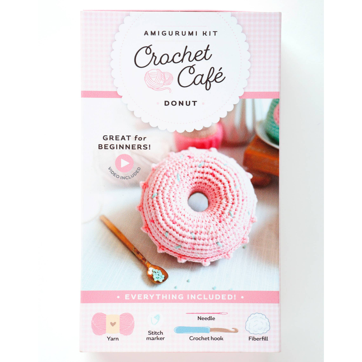 Crochet Café Amigurumi Kit - Donut