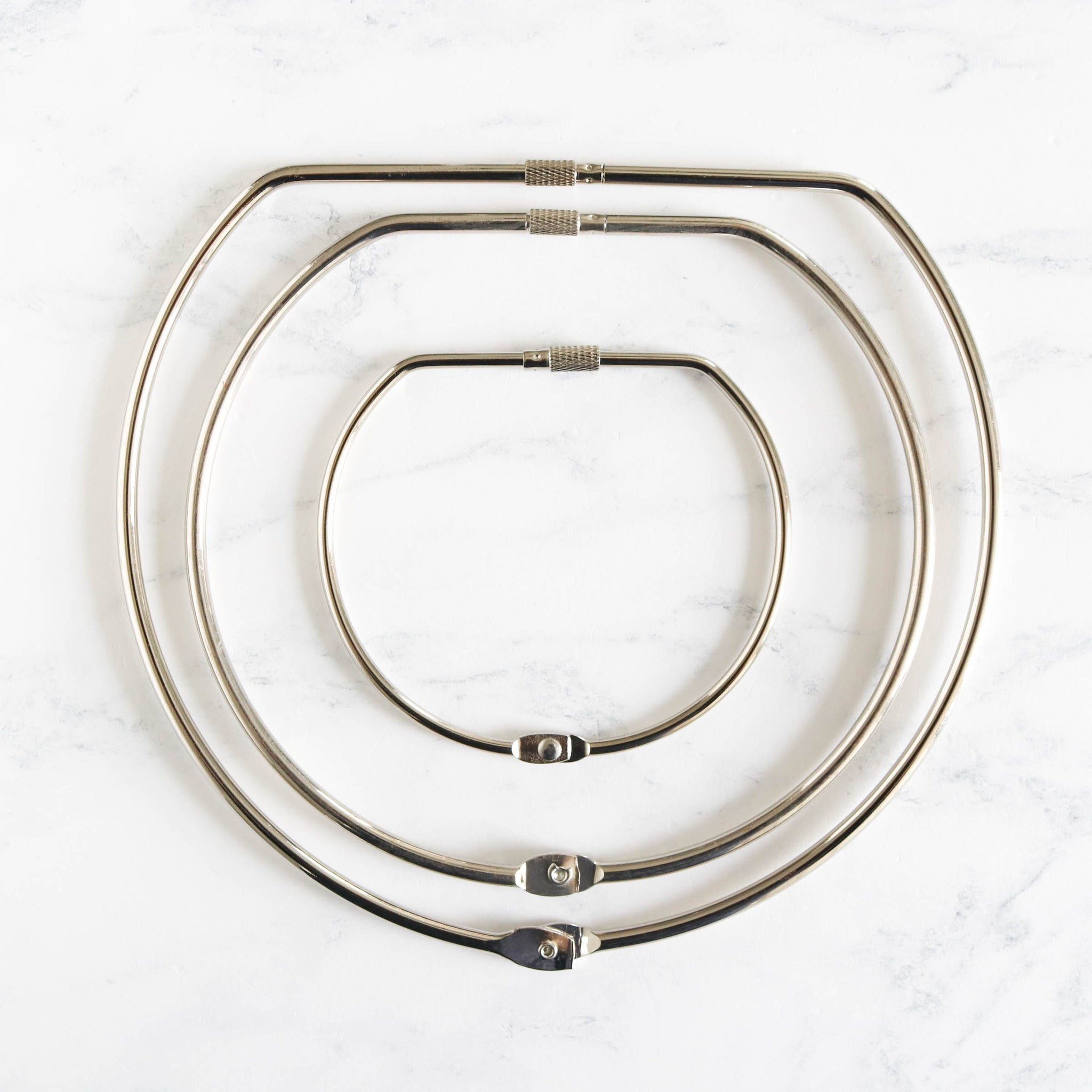 Floss Rings Large Screw Lock Ring for Floss Storage - Stitched Modern