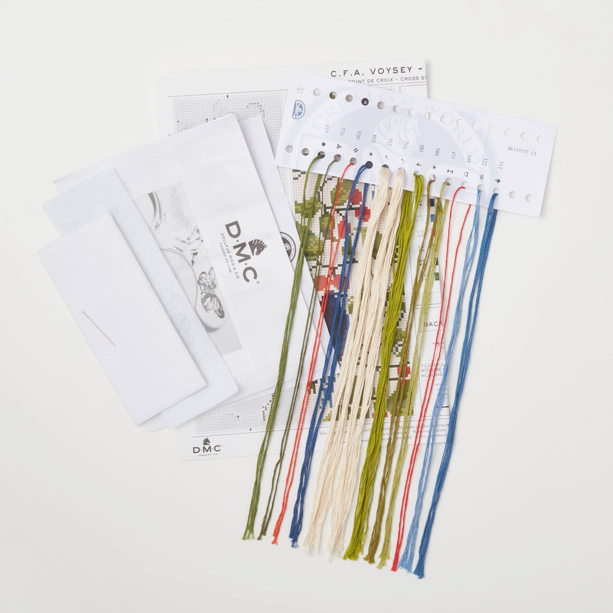 C.F.A. Voysey Bird and Berry Cross Stitch Bookmark Kit