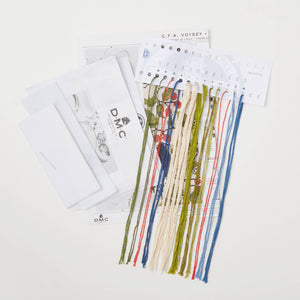 C.F.A. Voysey Bird and Berry Cross Stitch Bookmark Kit
