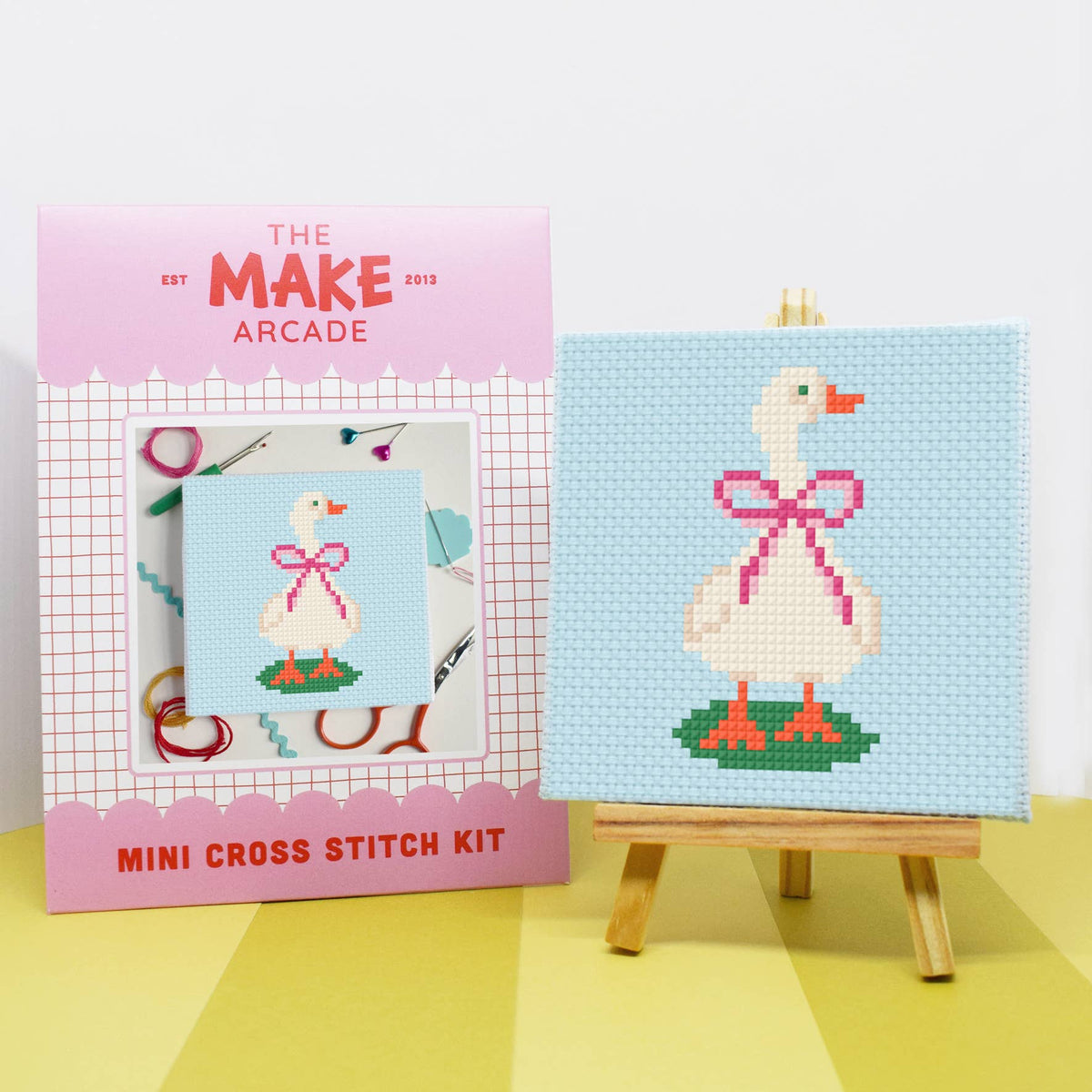 Goose Mini Cross Stitch Kit-Stitched Modern