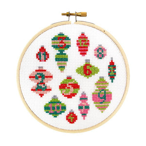 12 Days of Ornaments Cross Stitch Kit