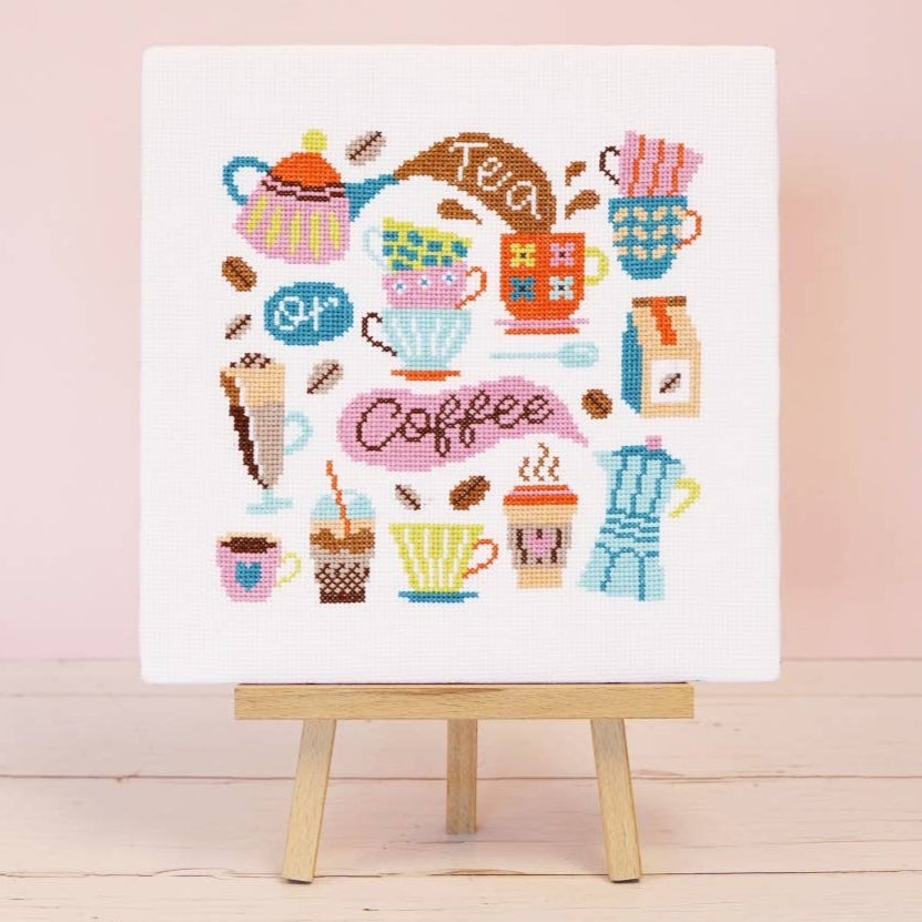 Spill the Tea Cross Stitch Kit