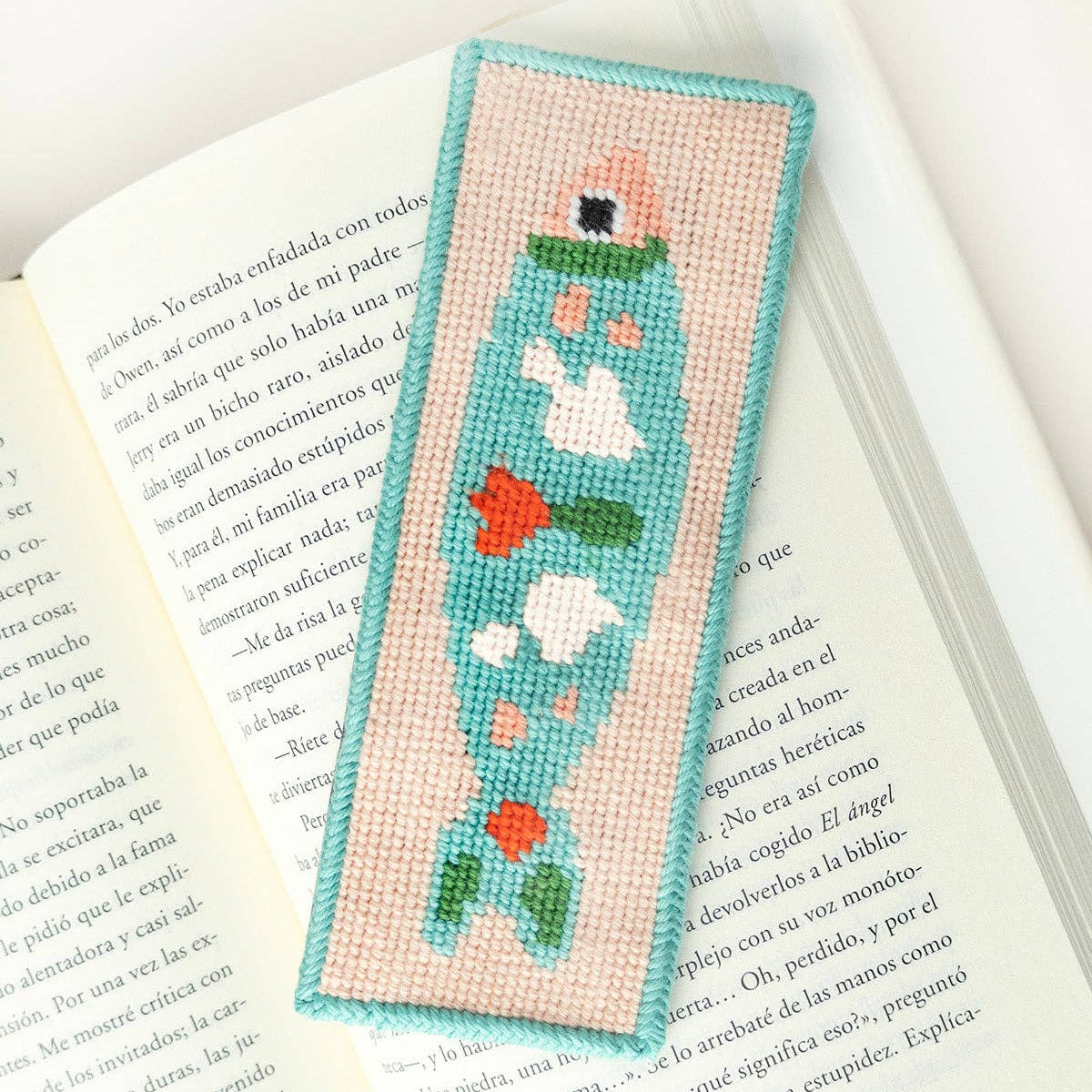 Portuguese Sardine Needlepoint Bookmark Kit