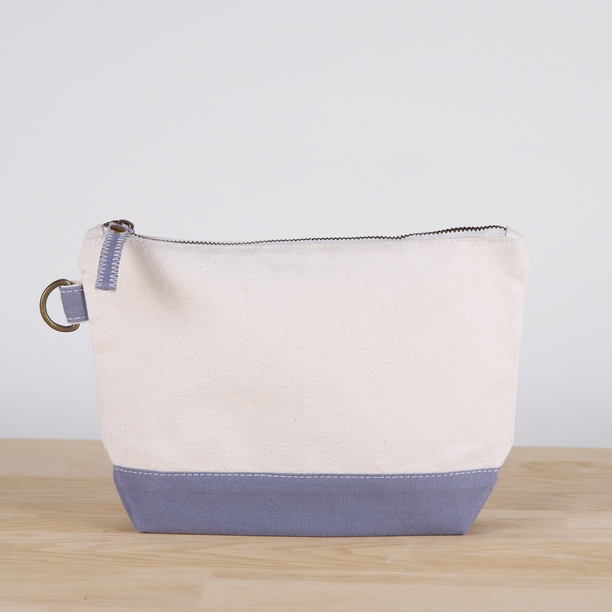 All-In Canvas Zip Top Pouch