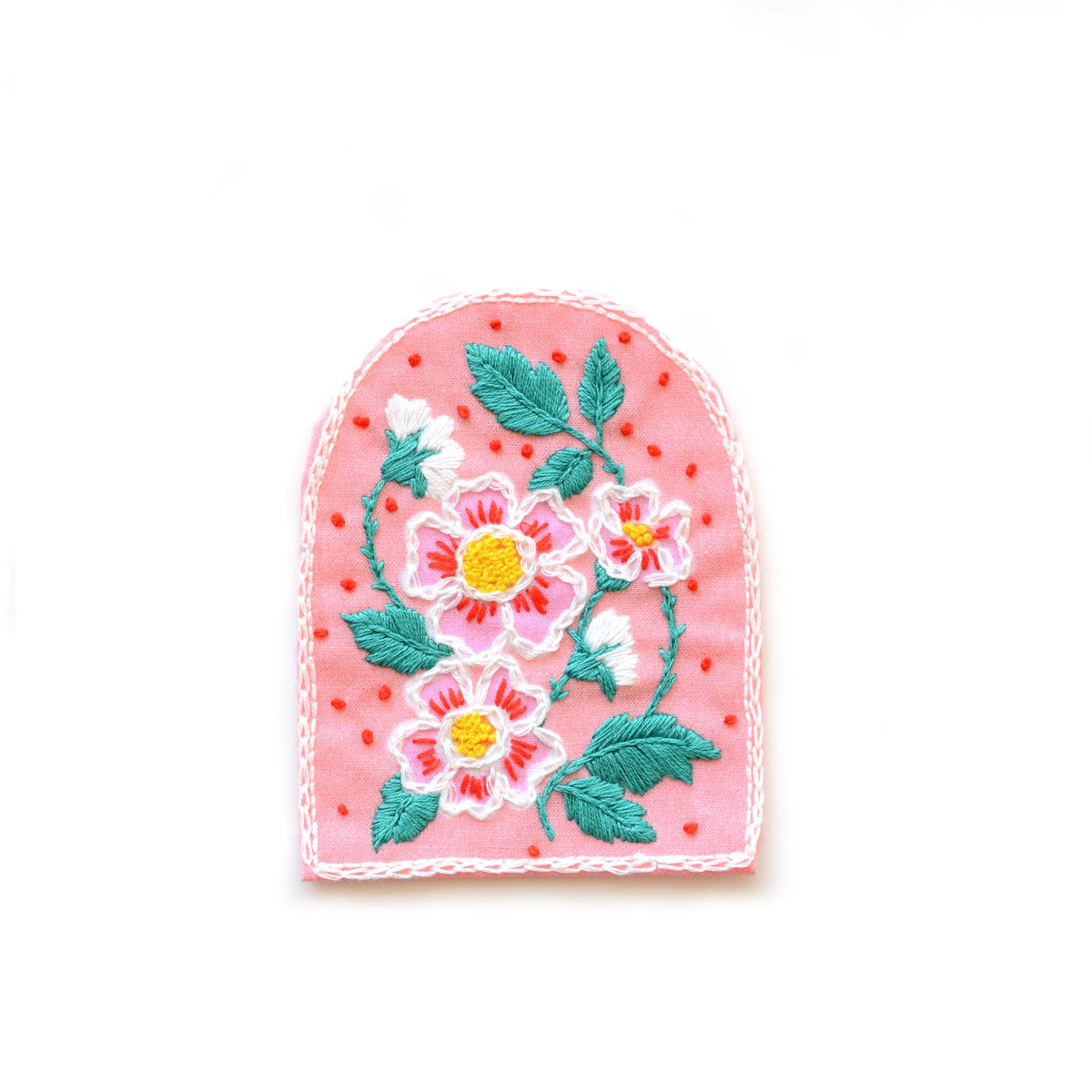 Roses Hand Embroidery Patch Kit