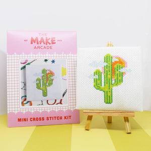 Cactus Mini Cross Stitch Kit