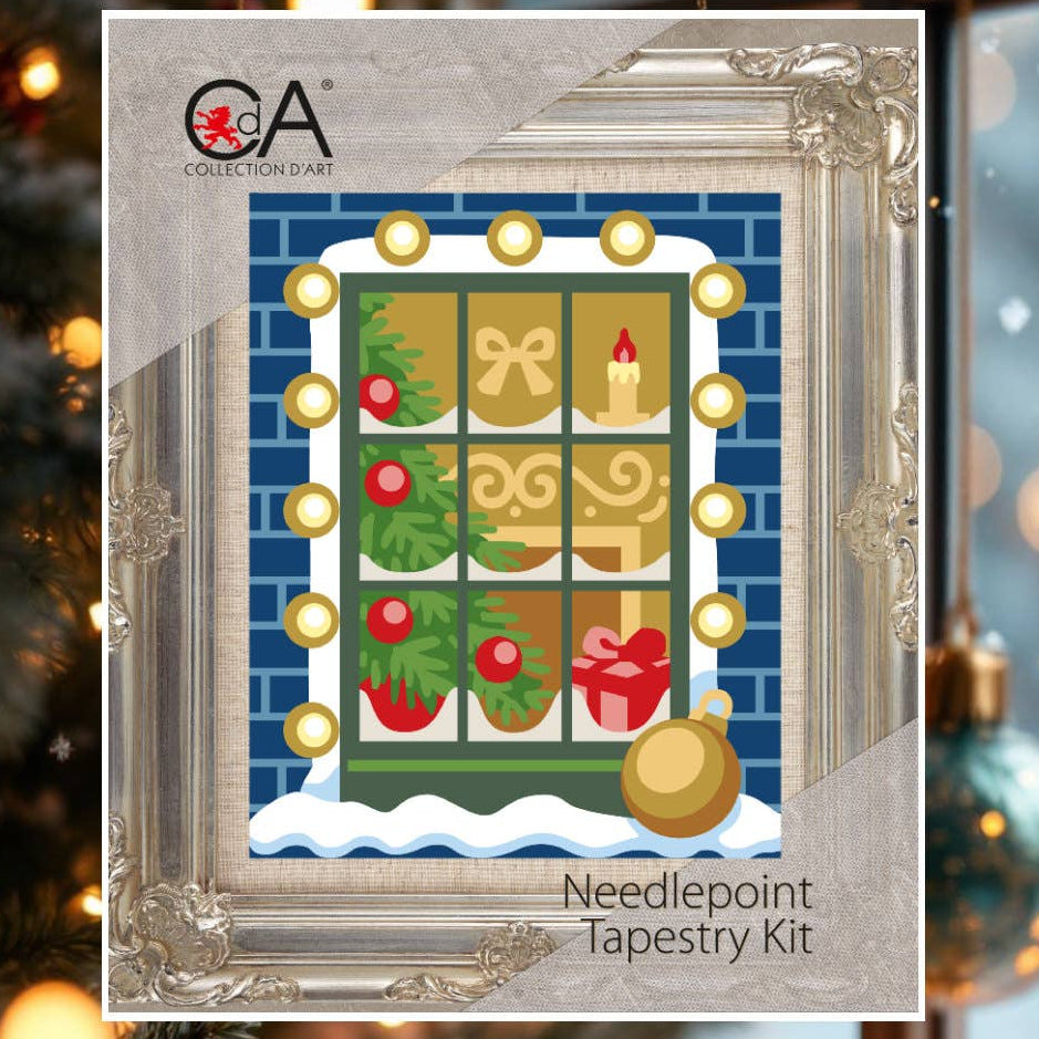 Christmas Window Needlepoint Kit