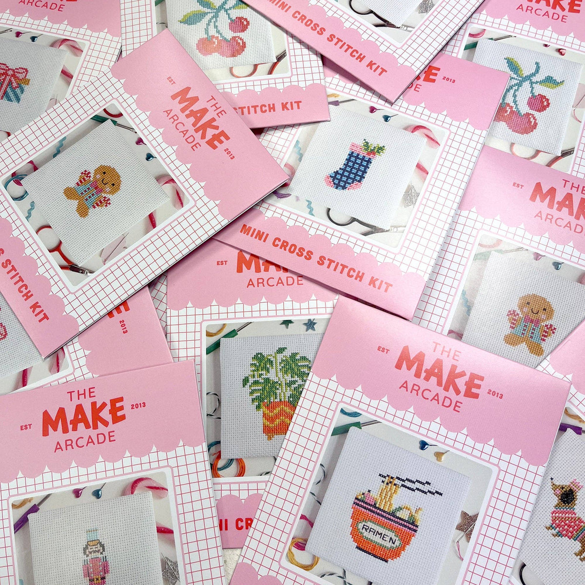 Rollerboot Mini Cross Stitch Kit