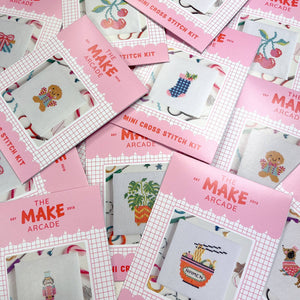 Rollerboot Mini Cross Stitch Kit