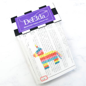 DeElda Beginner Needlepoint Kit - Ice Cream