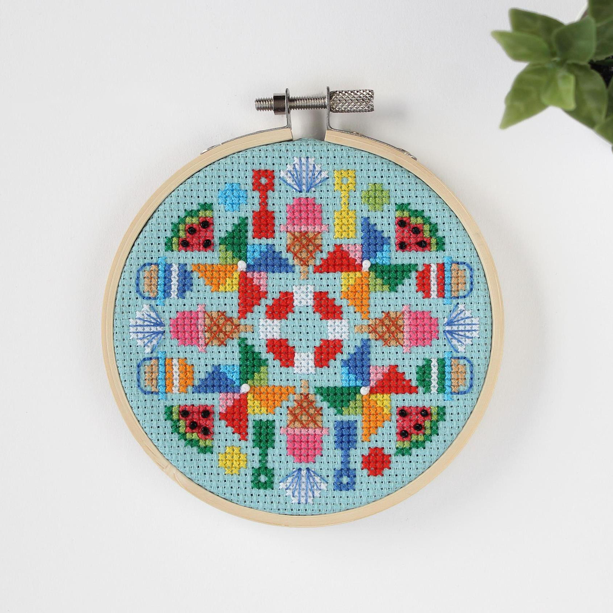 Summer Fun Mini Cross Stitch Kit