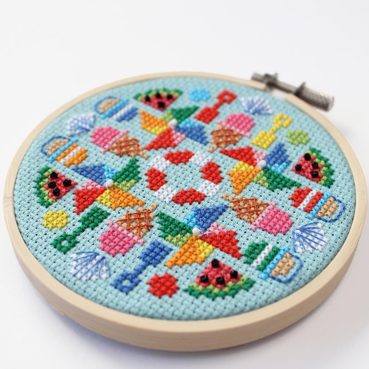 Summer Fun Mini Cross Stitch Kit