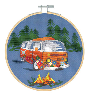DMC Cross Stitch Kit - Orange Van