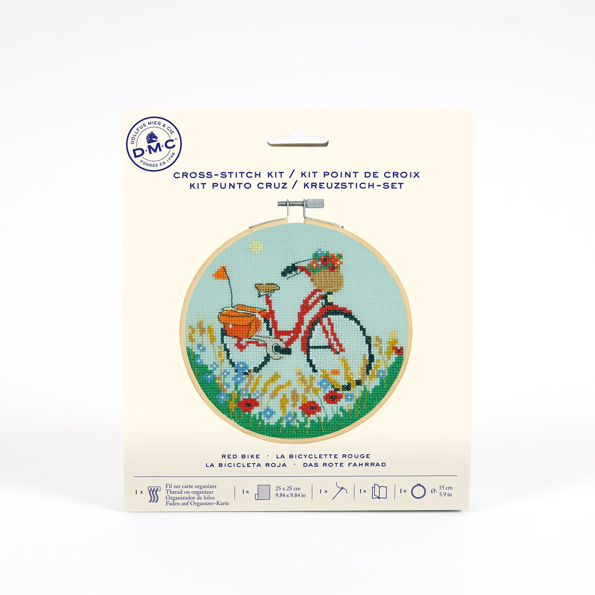 DMC Cross Stitch Kit - Red Bike