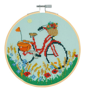 DMC Cross Stitch Kit - Red Bike