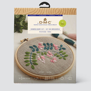 Eco Vita Indigo Flowers Embroidery Kit